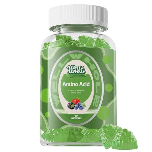 Well&Whole BCAA Gummies Mixed Berry bottle front view