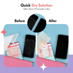 Smartphone and laptop being cleaned with Well-Kept lens wipes