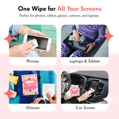 Travel-sized Well-Kept wipes pack in a bag