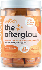 Wellah Afterglow Orange Mango collagen stickpack – front view