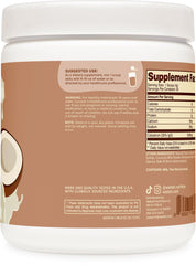 Nutrition panel highlighting 3 g colostrum per serving