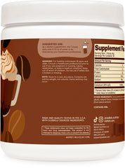 Nutrition label highlighting 3 g of colostrum per serving