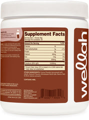 Rocky Road flavor label on Wellah Colostrum container