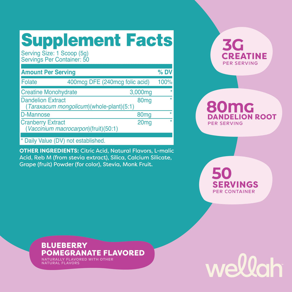 Wellah Pump-It-Up Creatine Strawberry Lemonade flavor