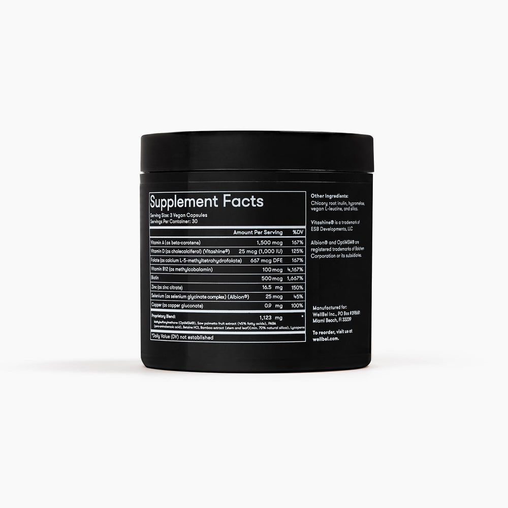 Three odorless capsules representing daily dosage