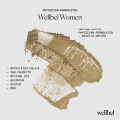 WELLBEL Women Clean gluten-free mark on bottle