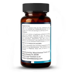 Product shot showing Made in USA badge on Welldiet Methylene Blue bottle