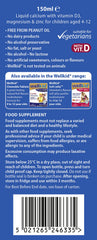 Wellkid Calcium Liquid 150ml bottle close-up