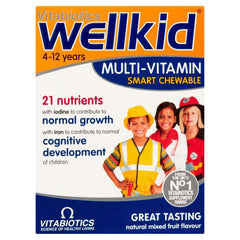 Wellkid Chewable Tablets bottle - front view