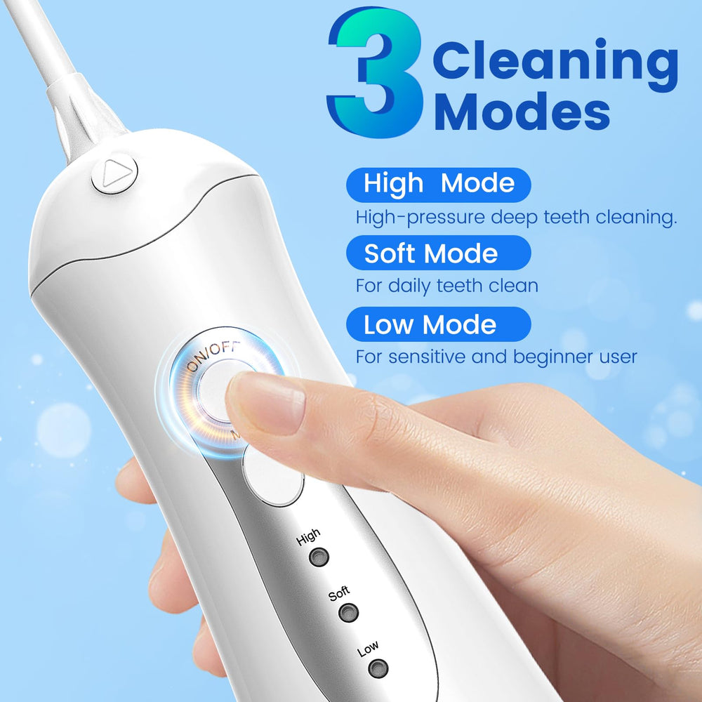 WellLeo portable water flosser ready for travel