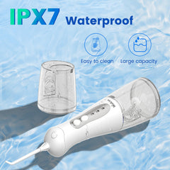 Large water reservoir of WellLeo Water Flosser