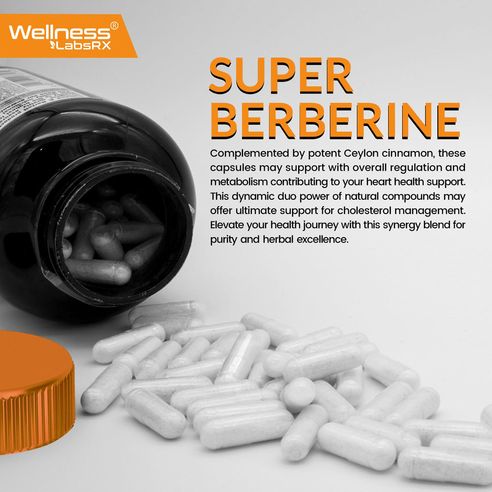 WELLNESS LABSRX bottle on kitchen counter suggesting daily wellness routine