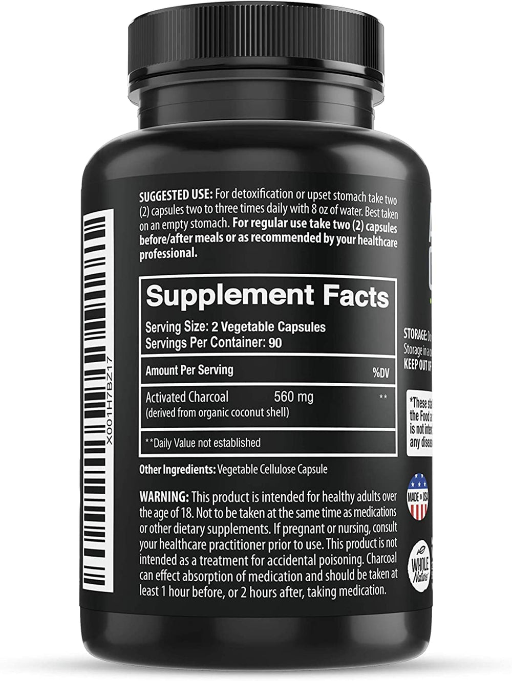 Lifestyle image of resort wellness with charcoal capsules