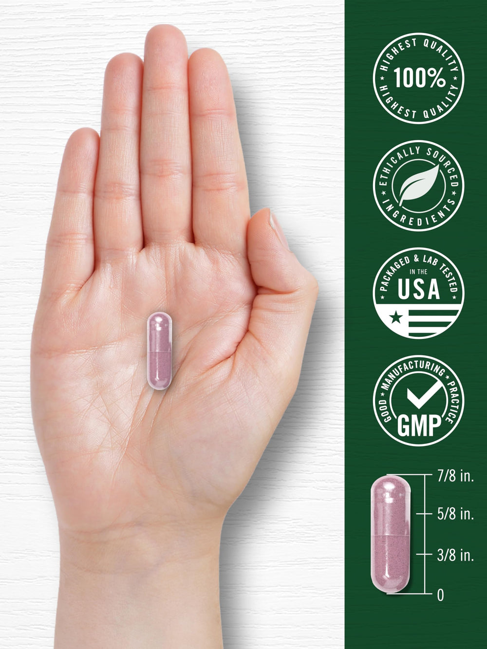 Wellness-focused tart cherry supplement image