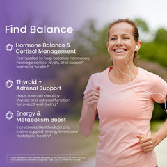 Adrenal support featuring Rhodiola, iodine, and selenium