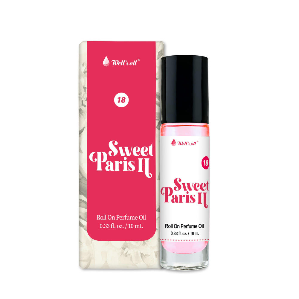 Well's Oil Sweet Paris H bottle for on-the-go fragrance refinement
