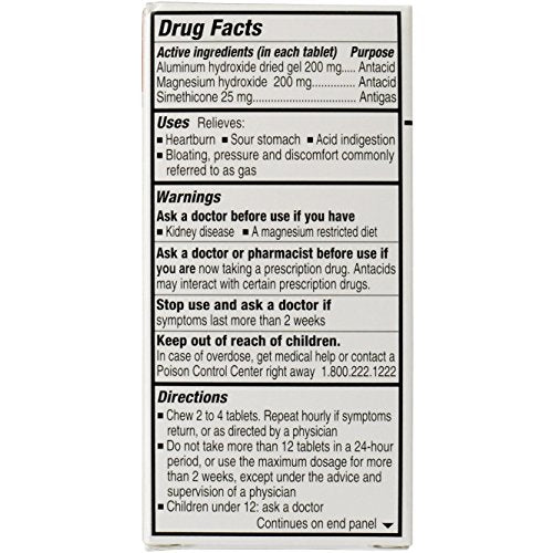 Wellspring Gelusil packaging on shelf indicating multi-symptom relief