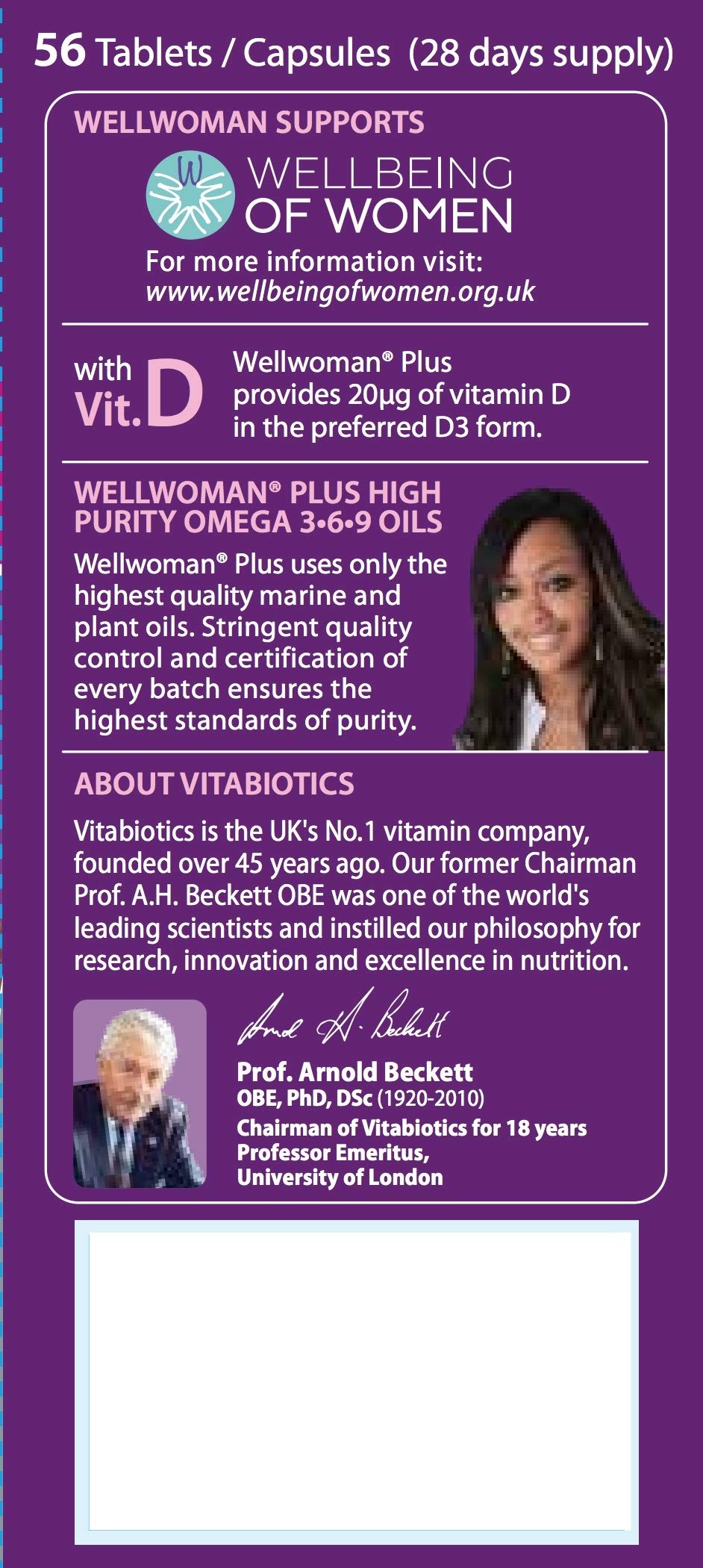 Nutrition facts showing 22 micronutrients