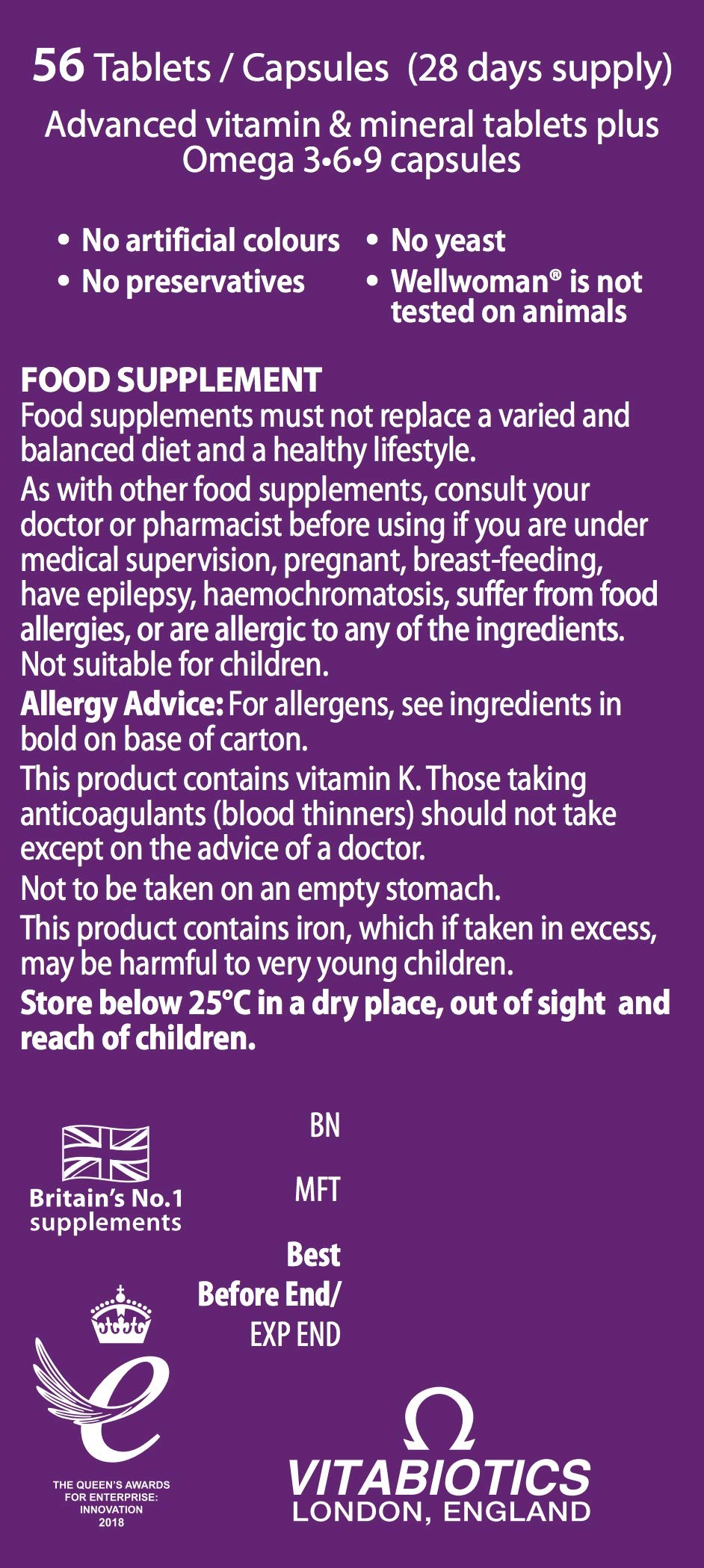 Wellwoman Plus Omega-3-6-9 capsules close-up