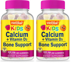 WellYeah Calcium D3 kids gummies pack 2 front view