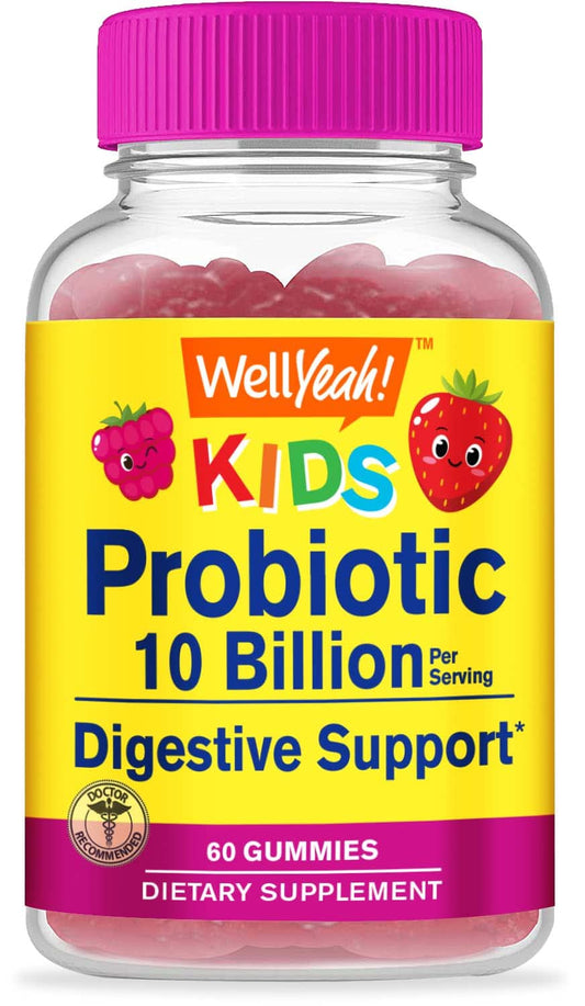 WellYeah Kids Probiotics Berry Gummies bottle front