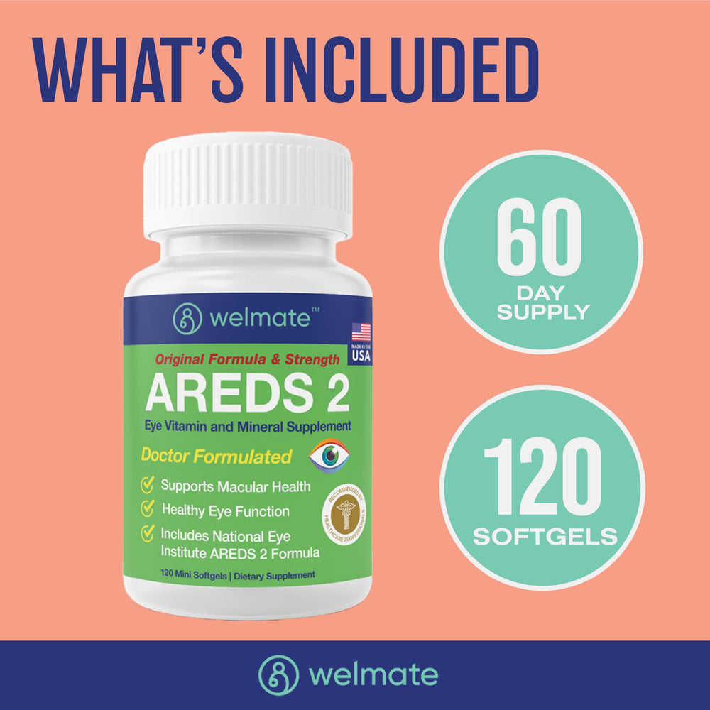 Made in the USA label for AREDS 2 supplement