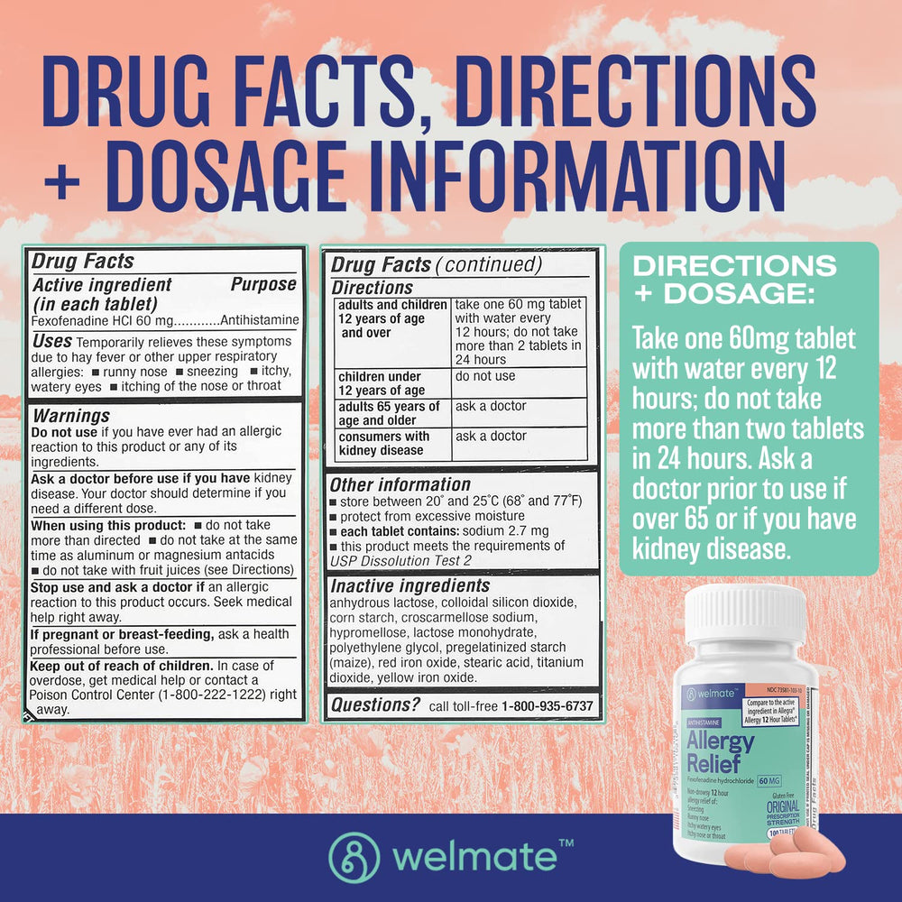 WELMATE gluten-free label on packaging supports dietary needs.