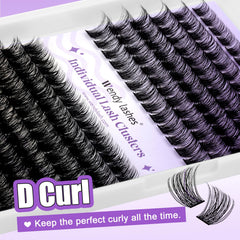 Wendy Lashes DIY-at-home clusters enable quick, at-home lash look.