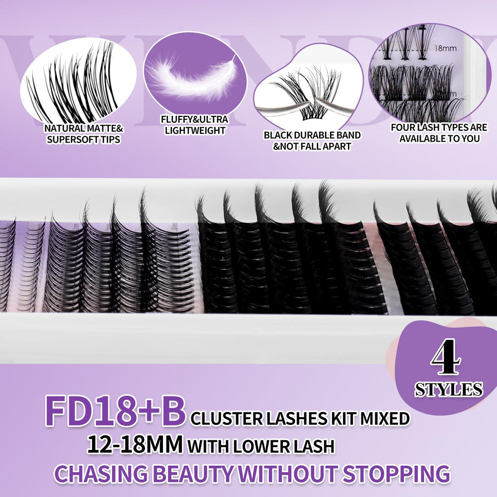 Wendy Lashes easy-to-use kit ideal for quick, everyday eye looks.