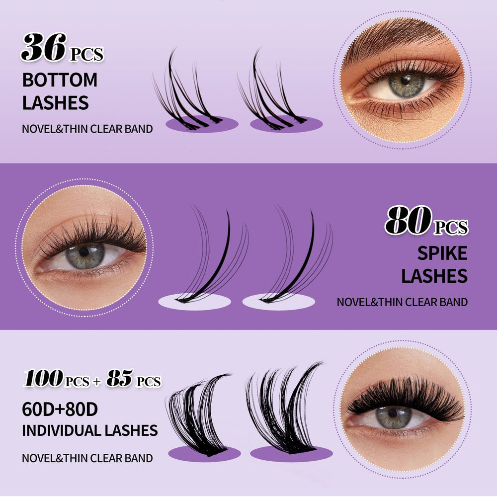 WENDY LASHES lash bond and seal for secure wear.