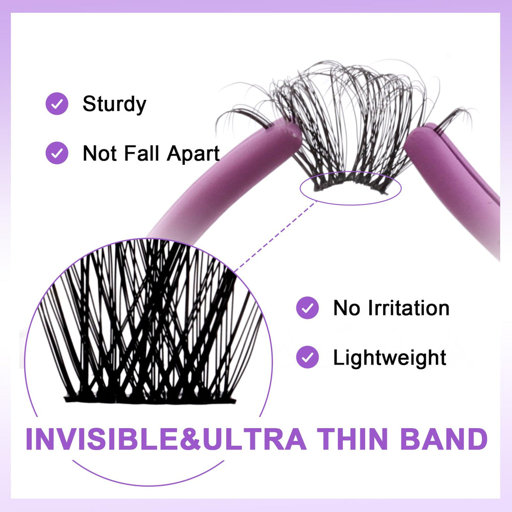 Wendy Lashes lightweight velvet fibers create a natural, soft look.