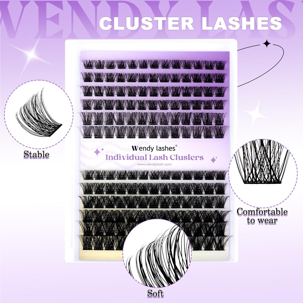 Wendy Lashes mixed lengths 12-16mm demonstrated for versatile styling options.