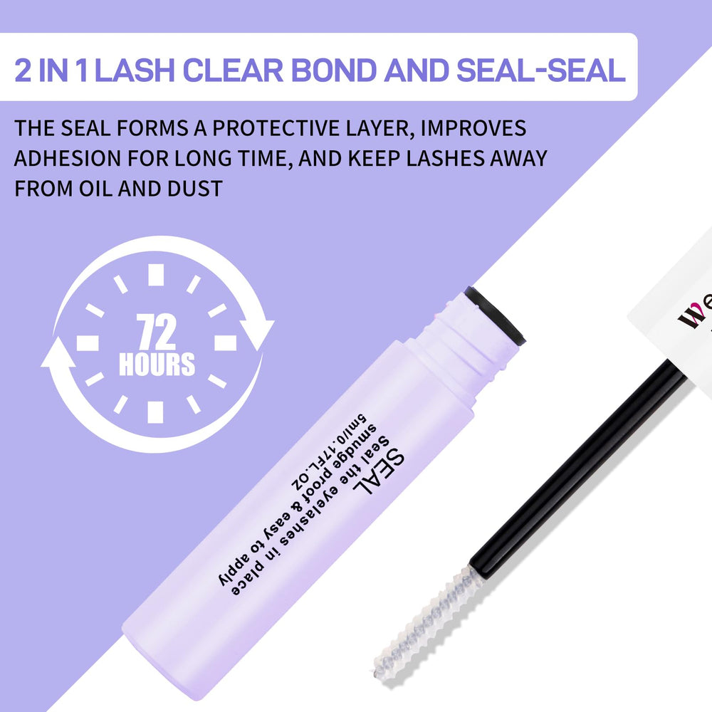 WENDY LASHES waterproof-adhesive-dry holds lashes in heat and humidity