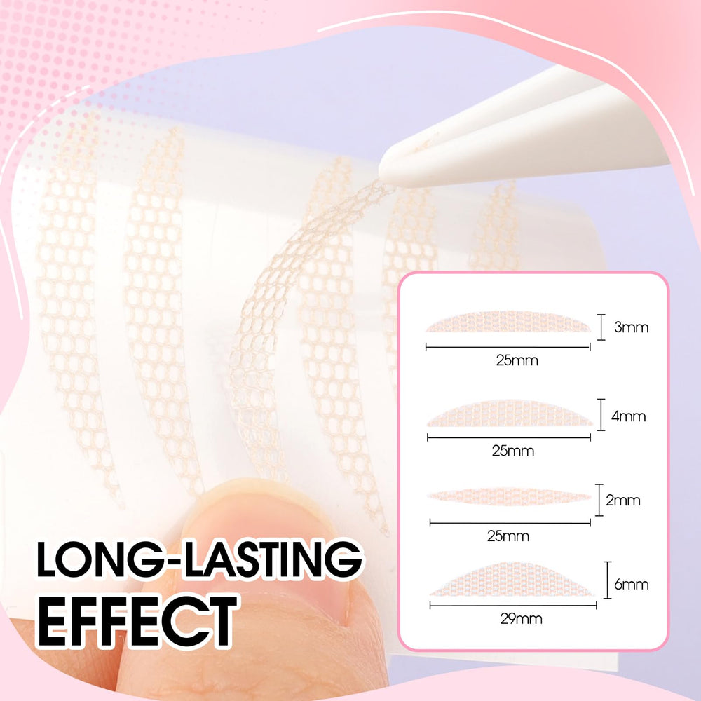 Wendy Lashes waterproof eyelid tape for reliable wear in any weather.