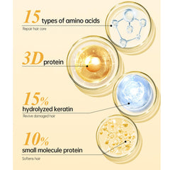 WenFeng Hair Mask for dye-damaged hair closeup shows repair support