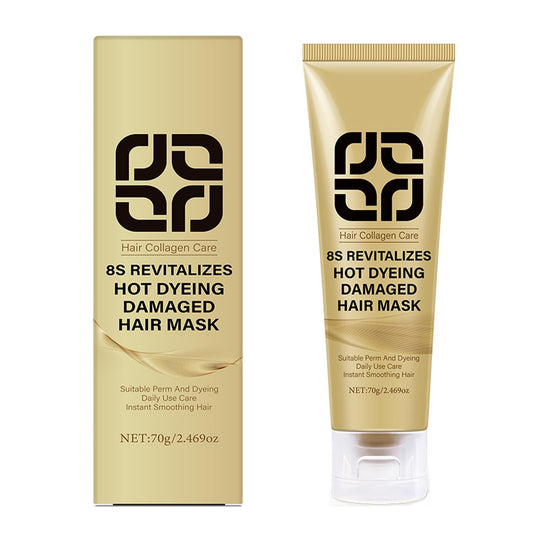 WenFeng Hair Mask jar front shows premium keratin repair for damaged hair