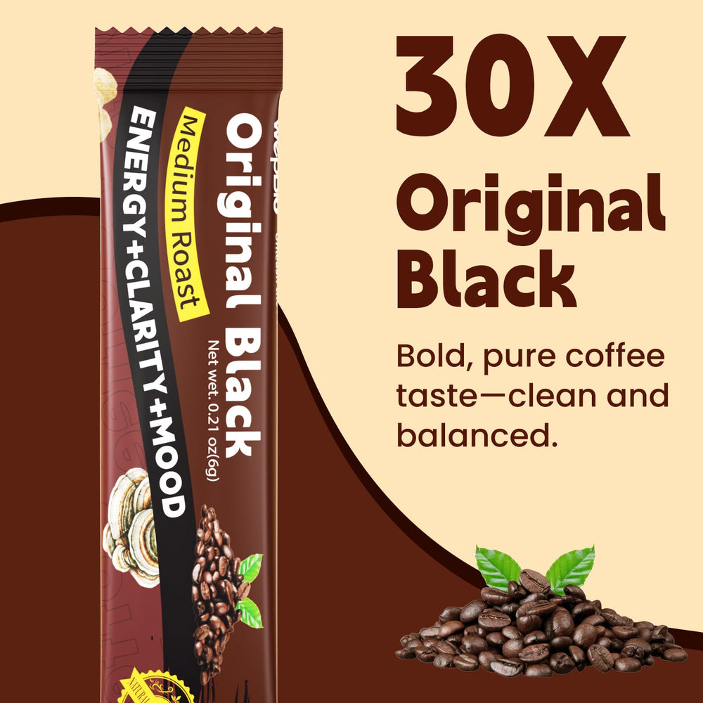Mushroom coffee vanilla flavor pouch