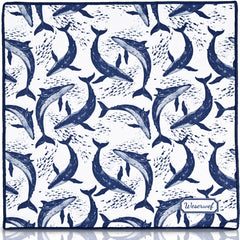 WESERWEF microfiber cleaning cloth with Whale design (Whales)