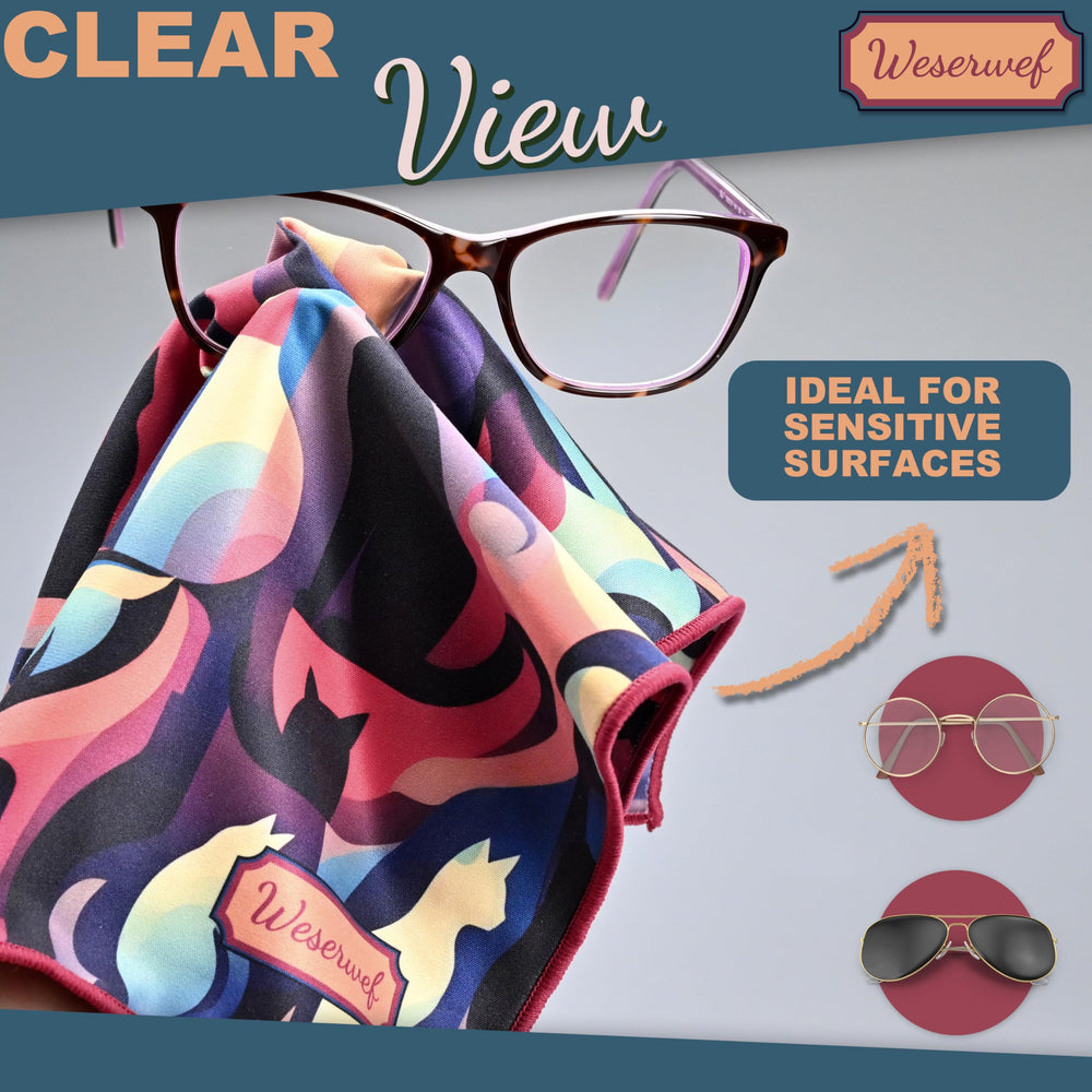 Scratch-free cleaning cloth for lenses, cameras and phones - 12x12