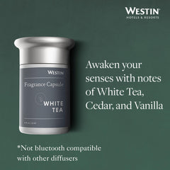 Back panel of Westin White Tea Diffuser Refill packaging