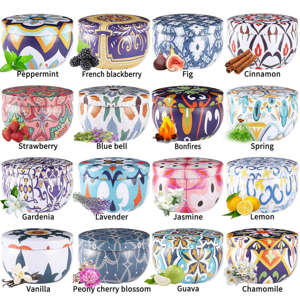 Natural soy wax candles with cotton wicks