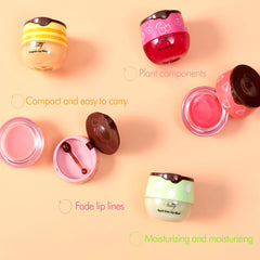 WFWJ Bee Lip Balm Honey Pot packaging highlighting compact design