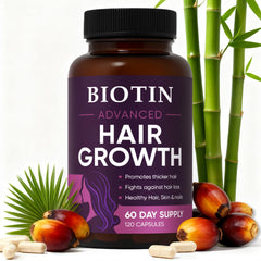 WGYPEU Hair Growth Vitamins bottle front view