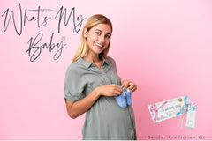 Whats My Baby test kit packaging and user instructions