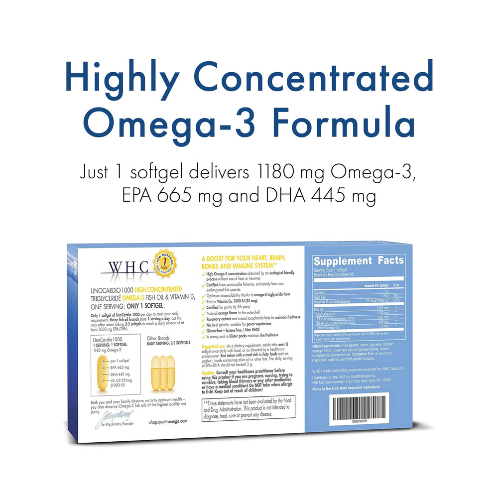 Close-up of omega-3 content showing 1180 mg per softgel