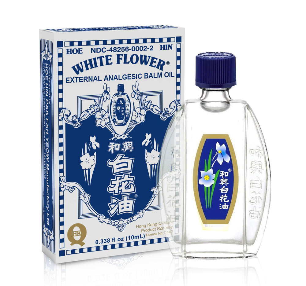 White Flower Analgesic Balm Oil 10ml bottle