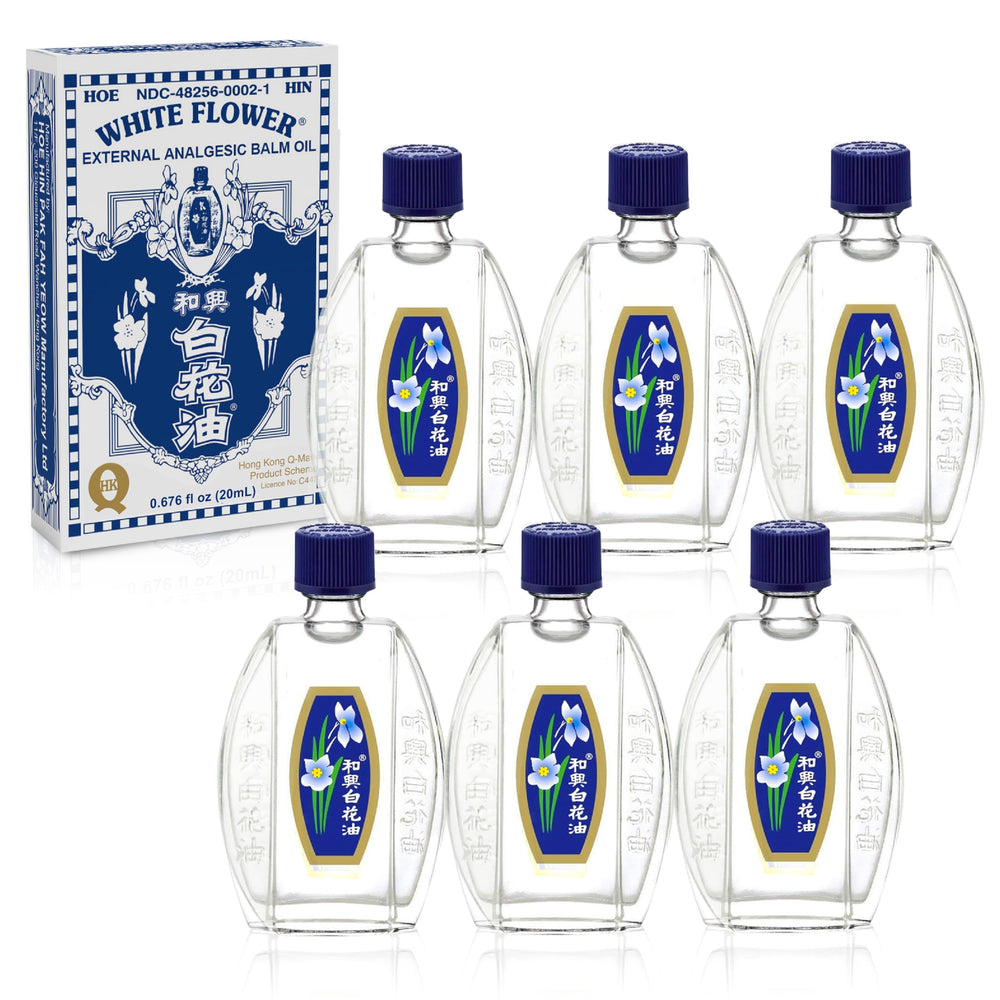White Flower Analgesic Balm Oil bottle 20ml