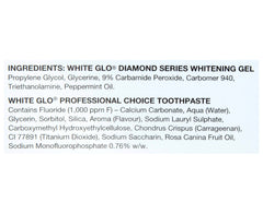 Free White Glo Professional Choice toothpaste included with system