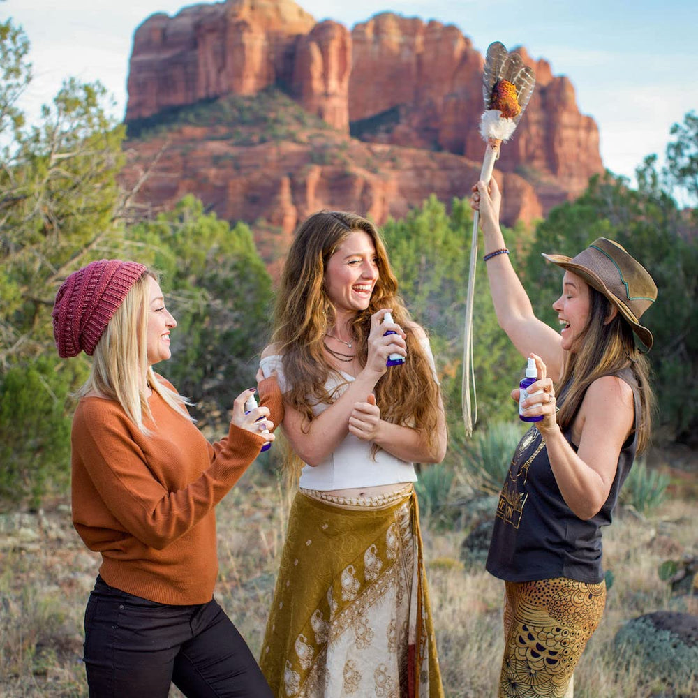 Made in USA label with Sedona blessing on packaging