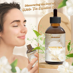 Lifestyle scene with White Tea essential oil ambiance